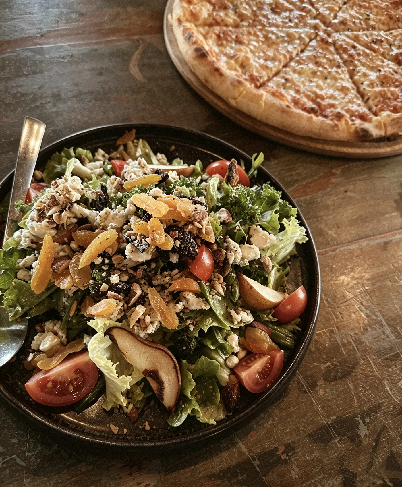Fresh salad close-up